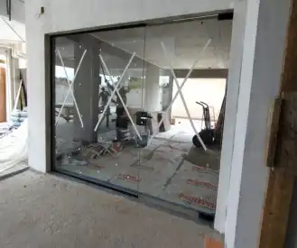 Execução de textura na teto da garagem